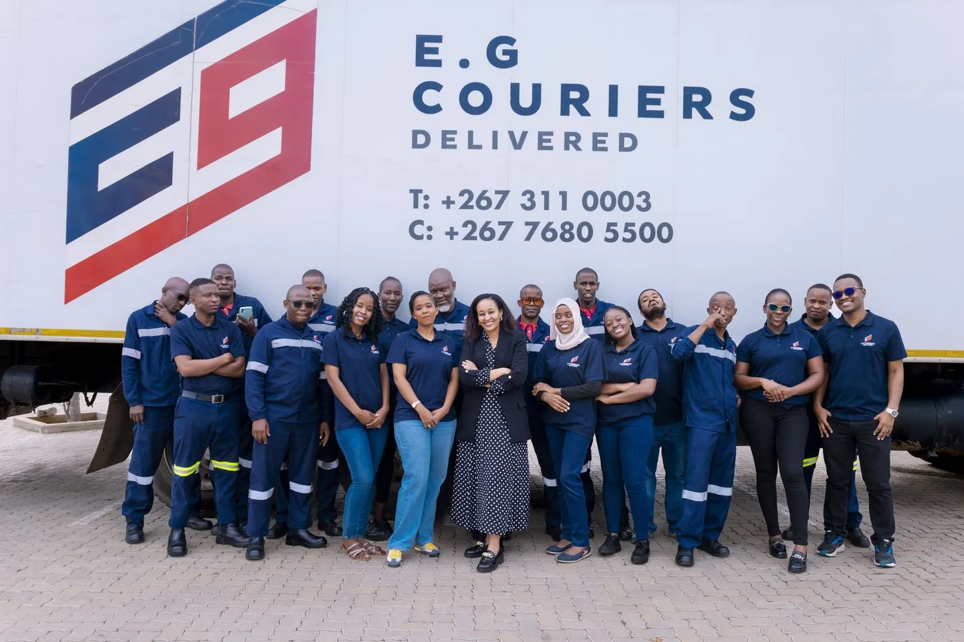 The E.G Couriers team